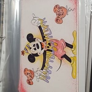 Mickey mouse postcard Pop up Postcard